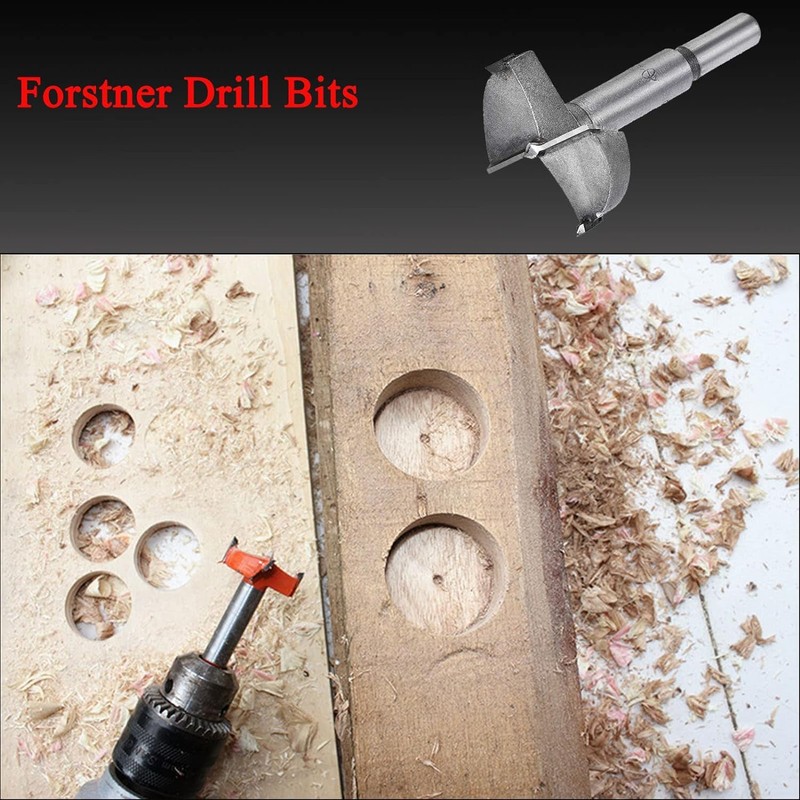 TOP-VIGOR Forstner Drill Bits 14mm 15mm 16mm Dia, Carbide Alloy