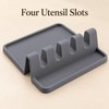 Silicone Spoon Rest for Kitchen Countertops – Non-Slip Utensil Holder