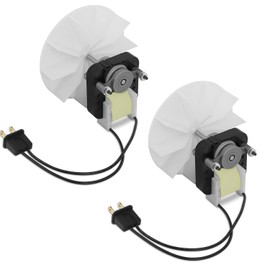 SM550 Universal Bathroom Vent Fan Motor Replacement Kit Compatible with Nutone Broan, Uppco (50 CFM, 120V) Replace C65878, VFM100, E498-1, 82423K, K111, C01575, EM550, EM750 (2)