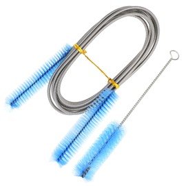 CPAP Cleaning Brush, CPAP Hose Cleaning Brush for 7 Feet Tubing, Fits 0.6 Inch & 0.75 Inch Diameter (15 mm & 19 mm), Easy to Use & Essential for Tube Maintenance (Blue)