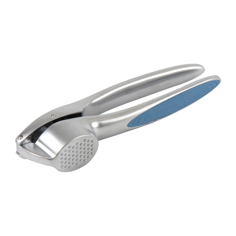 Wiltshire Colour Rush Garlic Press, Chrome Plated, Anti-Slip Soft Grip