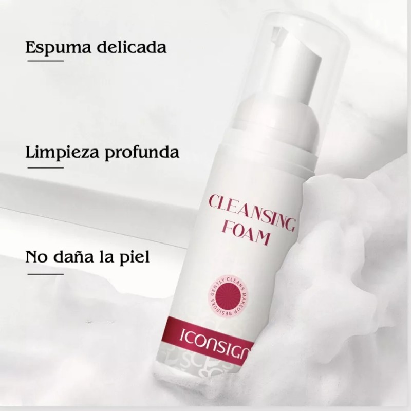 Incosign Lash Shampoo Espuma Limpiadora Para Extensiones De Pestañas