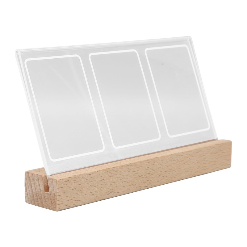 Instax Mini Picture Frame, Light Up Clear Acrylic Desk Photo