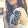 Oottati 2 Sheets Semi Permanent Waterproof Temporary Tattoos, 2 Weeks