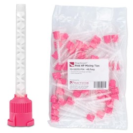 Practicon HP Universal Mixing Tips, Pink 5.2mm, Pack of 48
