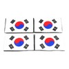 Naissant Set of 4 South Korea Flag South Korea Flag