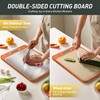 2 in 1 Stainless Steel Cutting Board with Handle Large
