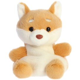 Aurora® Adorable Palm Pals™ Keiko Shiba Inu™ Stuffed Animal - Pocket-Sized Play - Collectable Fun - Brown 5 Inches