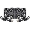 GDSTIME 5V USB Fan 60mm Mini Fan, 2 Pack 60mm