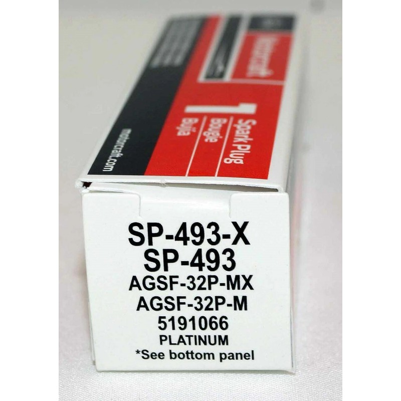 Motorcraft Set of 8 Genuine Motorcraft Platinum Spark Plugs SP-493X