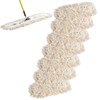 12 Pack 18" x 5" 100% Cotton Dust Mop Head