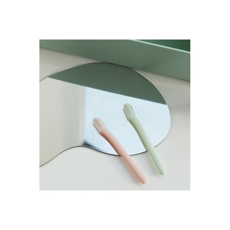 Straight eyebrow razor 2P / 일자 눈썹 면도기 2P