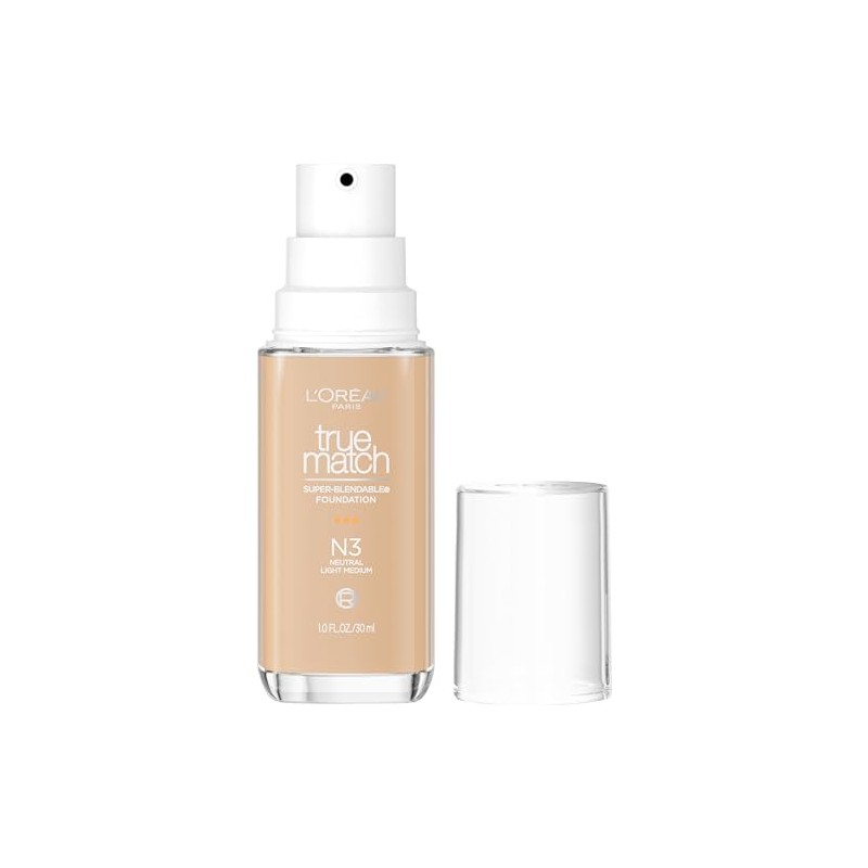 L'Oreal Paris True Match Super-Blendable Foundation, Medium Coverage Liquid Foundation