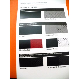 2024 CARMARO EXTERIOR  AND INTERIOR PAINT CHIP BROCHURE