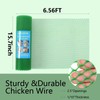 Kipuafar Plastic Wire Mesh Fence Roll - Ideal for Poultry,
