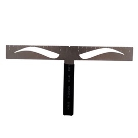 Housoutil Professional Eyebrow Stencil Kit Ruler and Stamps for Classic Eyebrow Positioning Tool