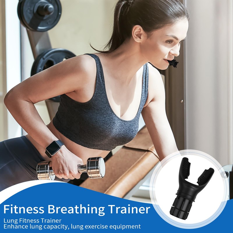 Astriva 2 PCS Lung Breathing Trainer Exerciser, Running Breath Trainers