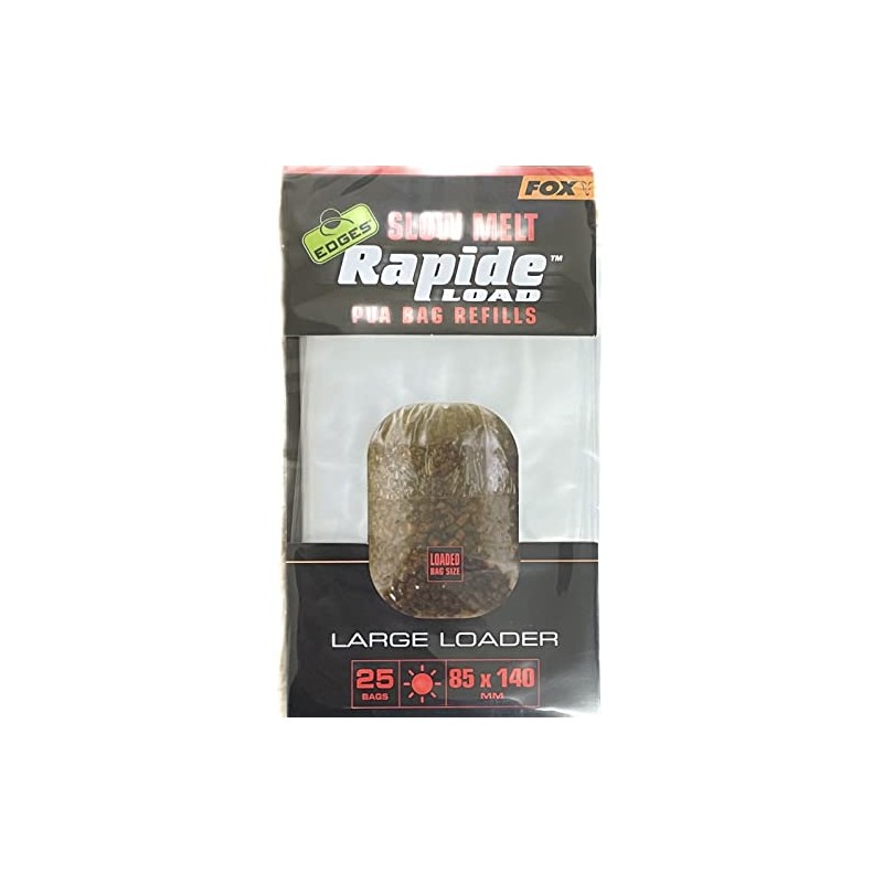 Fox Edges Rapide Slow Melt PVA Bags: 85 x 140mm