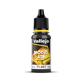 Vallejo - Pintura color negro, 0.6 fl oz