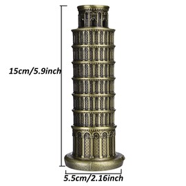 Cutbar - Estatua de construcción Empire State de metal de la ciudad de Nueva York, colección de estatuas de construcción, modelo para decoración de computadora del hogar (bronce)