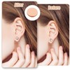 300pcs Earring Support Patches, Silicone Heavy Earring Support Backs Self
