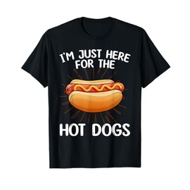 Funny Hotdog For Men Women Kids Food Hot Dog Lovers Foodie T-Shirt