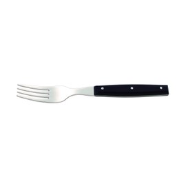 Arcos Cutlery Table Fork 18/10 Stainless Steel Size 195 mm Nylon Handle Black