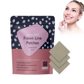 Anti-Falten-Patches Für Stirn Und Lachfalten – 60 Stück Collagen-Patches Gegen Falten, Unsichtbare Gesichtspflege, Glättende Behandlung Für Stirnfalten, Mimikfalten, Langanhaltend Hautstraffend