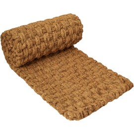 BARIEN 17” x 6 Ft Garden Pathway, 100% Natural Coco Coir Roll Mats – Hand-Woven Coir for Garden Walkway - Snow Mats for Walkway (17" x 6Ft)