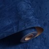 HelloWall Blue Velvet Fabric Wallpaper Peel and Stick Felt Contact