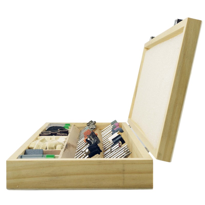 SE 228-Piece Rotary Tool Accessories Kit with 1/8" Shank -