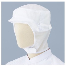 Midori Anzen SC03W Cap for Food Industry, White, Free