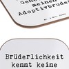 Mr. & Mrs. Panda Personalisierter Untersetzer Spruch Adoptivbruder Liebe -