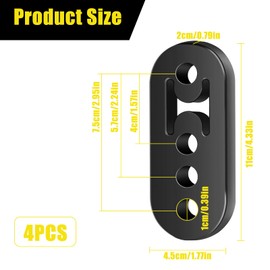 4 pieces car exhaust hanger, exhaust pipe holder, silencer, 4 hole exhaust muffler, exhaust rubber reinforced, universal exhaust rubber, car silencer, for most models