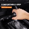 Real Carbon Fiber Shift Knob Gear Shifter Knobs with 3