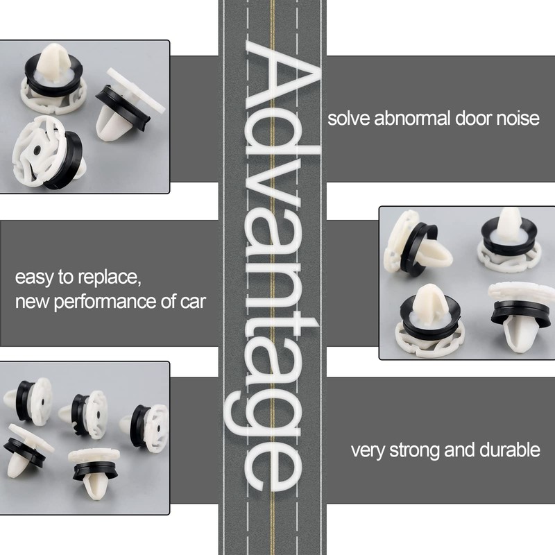 Mtsooning 20Pcs for Citroen C4 DS4 Interior Door Panel Card