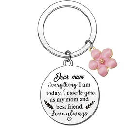 Wowtlmy Mum Gifts Keyring Presents for Mum Gifts for Mum,Mum Birthday Gifts Mum Keyring, Mummy Gifts Keyring,Mother's Day Gifts from Son Daughter