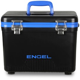 Engel UC13 13qt Leak-Proof, Air Tight, Drybox Cooler and Small Hard Shell Lunchbox for Men and Women in Red