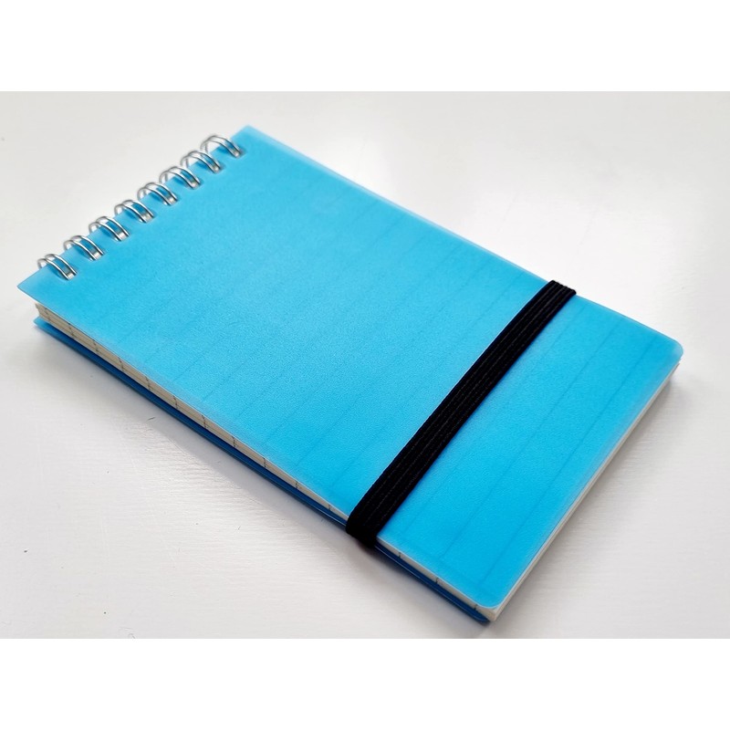 NAYA Notepads 6 Pack Spiral Pocket Notebooks, Wire Bound Flip