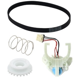 GYOFFULL Upgraded WH03X30517 Washer Shift Actuator & WH01X27538 Drive Belt & WH05X24185 Clutch & WH01X24434 Spring Compatible with GE Washing Machine Parts Set 4PCS