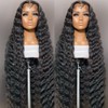 30 Inch Loose Deep Wave Lace Front Wigs Human Hair