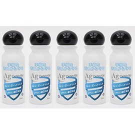 Hiro Corporation Ag Silver Ion Formulated Alcohol Hand Gel, 0.9 fl oz (25 ml) x 5 Pieces