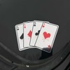 Ace Playing Card Chrome Sticker - High Quality Printed Vinyl