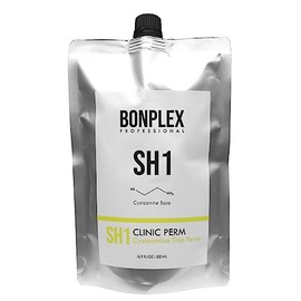 BONPLEX SH1 Cysteamine Thio Clinic Perm | Color Treated | Chemically Treated | Thin or Delicate Hair | Cysteamine Based | Hydrochloride Free | Cream Type Multi-Perm System 16.9oz.