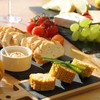 Westmark Bamboo and Natural Slate Serving Board with Motif and