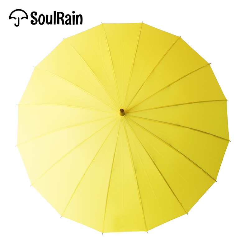 SoulRain 16 Ribs 48" Stick Umbrella Auto Open Solid Color