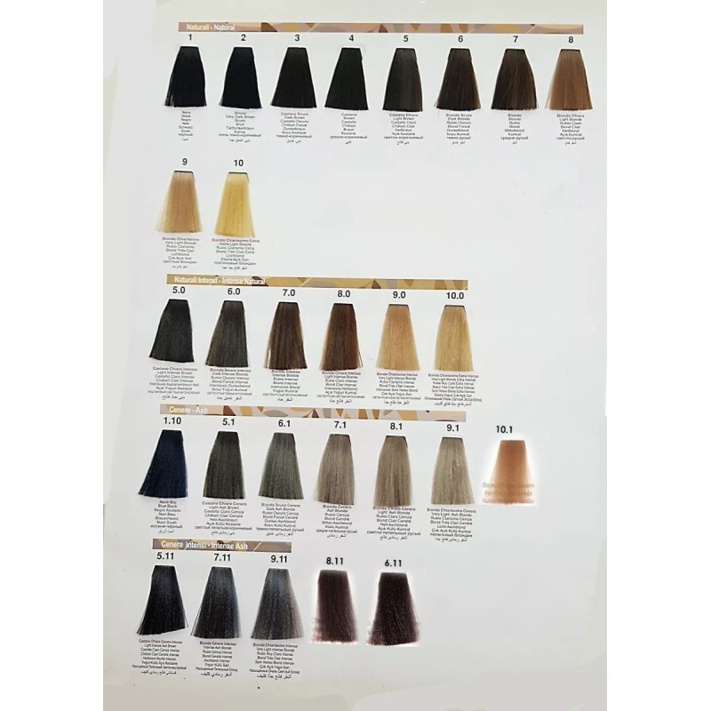 Silky Tinte Profesional 100ml Silky Cenizo Intenso
