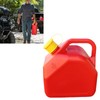 Gas Can 5L 1.3 Gallon ABS Leakage Free Red Portable
