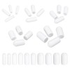 sourcing map 50pcs Round End Protective Caps Rubber Cover 1/8"