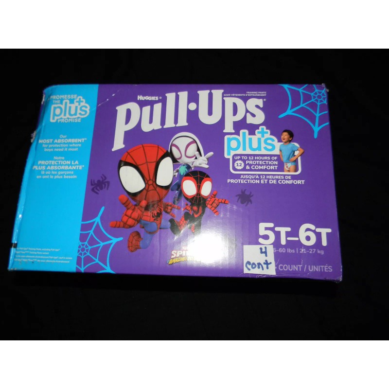 Huggies 4 sample Huggies Pull-ups 5t-6t over 46-60 Lbs.